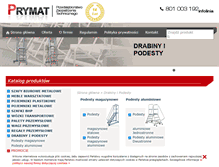 Tablet Screenshot of drabiny.net.pl